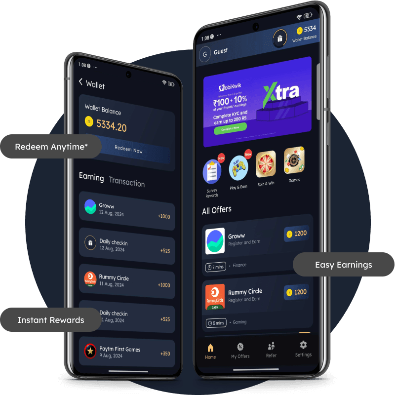 India’s favorite Best Earning app! India’s favorite Best Earning app!